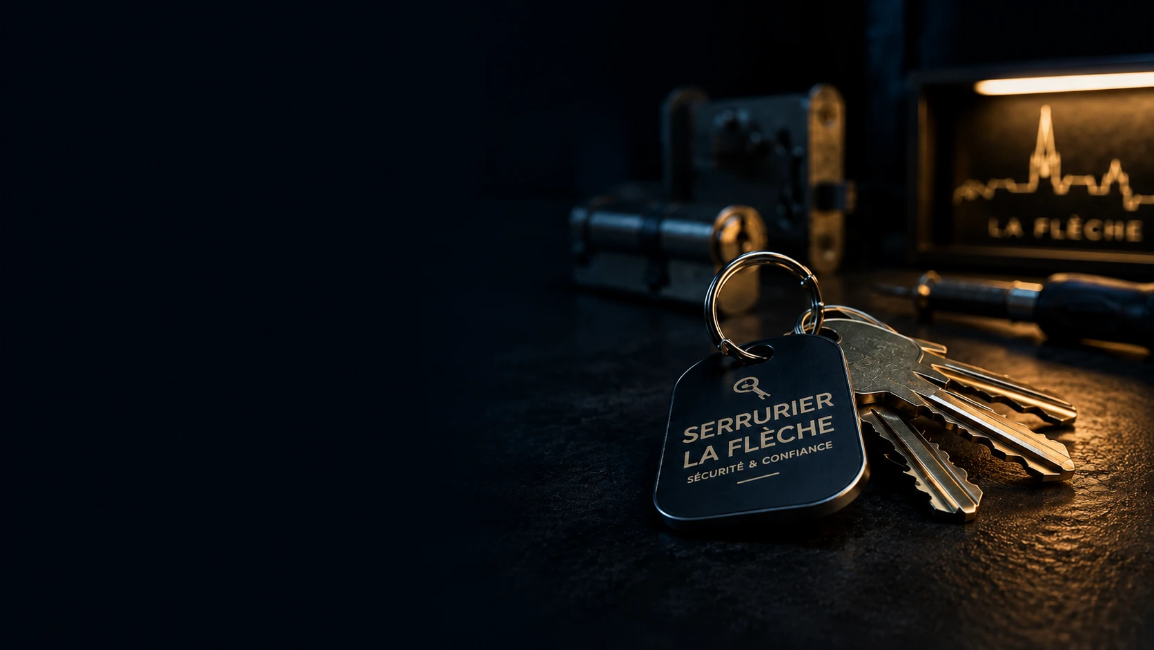 Serrurier pour une ouverture de porte à La Flèche